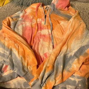 Pink Half Zip. Size large.